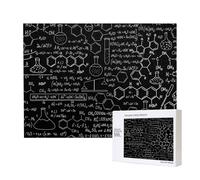 Scienza astratta Chimica,Puzzle in legno da 500 pezzi, gioco di famiglia, puzzle per adulti e adolescenti, decorazioni per la casa
