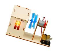 Scienza Aula Aiuto didattico Modello Generatore di energia eolica per studenti Apprendimento interattivo Fatto a mano Costruire Mani sullo strumento di apprendimento