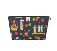 Scienza chimica, Borsa da toilette Borsa per trucco Borsa per cosmetici Borsa da toilette da viaggio portatile
