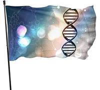 Scienza chimica resistente alle intemperie con bandiere da giardino di formule, bandiera familiare 3 x 5 piedi decorazioni per la casa all'aperto