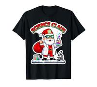 Scienza Claus Scienziato Babbo Natale Buon Natale FUUNY Festive Maglietta