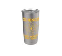 Scienza come la magia ma la fisica reale Chimica Scienziato STEM Bicchiere termico in acciaio inox doppia parete