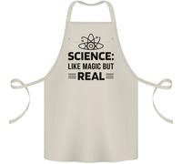 Scienza Come Magia But Vero Divertente Geek Nerd Cotone Grembiule 100% Biologico