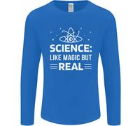 Scienza Come Magia But Vero Divertente Secchione Nerd Uomo Manica Lunga T-Shirt