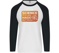 Scienza Come Magia But Vero Fisica Smanettone Uomo L/S Baseball T-Shirt