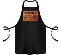 Scienza Come Magia Ma Fisica Geek Grembiule In Cotone 100% Biologico