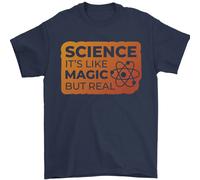Scienza Come Magia Ma Fisica Geek Maglietta Uomo 100% Cotone