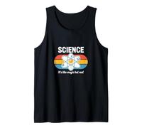 Scienza Come Magia Ma Real Atom Insegnante Geek Chimica Canotta