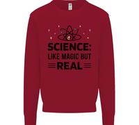 Scienza Come Magia Ma Reale Divertente Geek Nerd Felpa Maglione