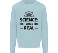 Scienza Come Magia Ma Reale Divertente Geek Nerd Felpa Maglione