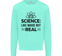 Scienza Come Magia Ma Reale Divertente Geek Nerd Uomo Felpa