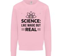 Scienza Come Magia Ma Reale Divertente Geek Nerd Uomo Felpa