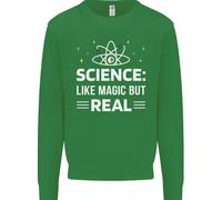 Scienza Come Magia Ma Reale Divertente Nerd Geek Felpa