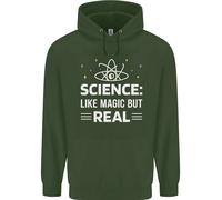 Scienza Come Magia Ma Reale Divertente Nerd Geek Uomo Felpa