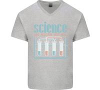 Scienza Come Religione Ateo Atei Evoluzione Maglietta In Cotone A V Per Uomo