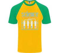 Scienza Come Religione Ateo Ateismo Evoluzione Maglietta Baseball S/S Da Uomo