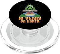 Scienza Compleanno Alieno UFO & Scienze della Terra 10° Compleanno PopSockets PopGrip per MagSafe
