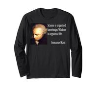 Scienza Conoscenza Saggezza Vita. Kant t-Shirt Maglia a Manica