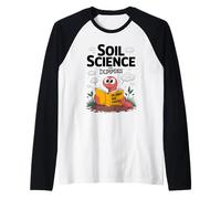 Scienza del Suolo Lombrico nella Terra di Cui Ci fidiamo Maglia con Maniche Raglan