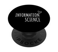 Scienza dell'informazione Amante Uomini Donne Bambini Scienziato PopSockets PopGrip Adesivo