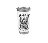 Scienza divertente Formiche mutanti Scienziati Fisica Scienziato Scherzo Bicchiere termico in acciaio inox doppia parete