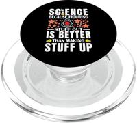 Scienza divertente per insegnante Scienza Chimica Professore insegnare PopSockets PopGrip per MagSafe