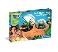 Clementoni Scienza e Gioco Lab - La Botanica delle Piante Grasse, Gioco Scientifico per Bambini 7+ Anni, Kit Piante Grasse da Coltivare in Orto Botanico, Made in Italy, Lingua Italiana, 19422