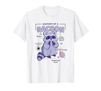 Scienza Naturale Libro di Testo Anatomia Procione Maglietta