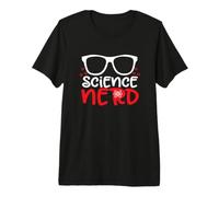Scienza Nerd Chimica Geek Occhiali Scienziato Maglietta Premium
