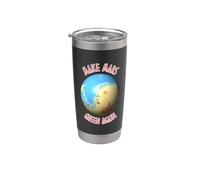 Scienza Nero Blu Rosso Marte Terraforming Cartografia Bicchiere termico in acciaio inox doppia parete