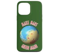 Scienza Nero Blu Rosso Marte Terraforming Cartografia Custodia per iPhone 13 Pro Max