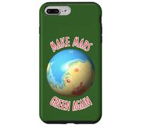 Scienza Nero Blu Rosso Marte Terraforming Cartografia Custodia per iPhone 7 Plus/8 Plus
