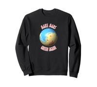 Scienza Nero Blu Rosso Marte Terraforming Cartografia Felpa