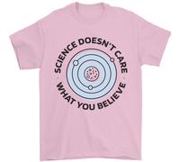 Scienza Non Ha Cura Atheism Ateismo Divertente T-Shirt 100% Cotone
