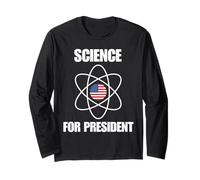 Scienza per Il Presidente Divertente STEM Umorismo per scienziati Maglia a Manica