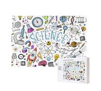 Scienza,Puzzle in legno da 300 pezzi per famiglie, per adulti e adolescenti, decorazioni per la casa
