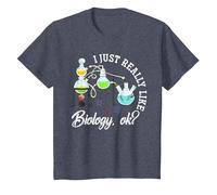 Scienza Regalo per Nerd Biologo Microbiologia Biologia Maglietta, Bambini, Pervinca, 2 Anni