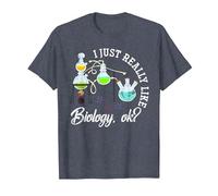 Scienza Regalo per Nerd Biologo Microbiologia Biologia Maglietta, Uomo, Pervinca, 5XL