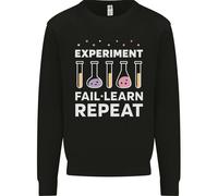 Scienza Sperimentare Fallire Ripetere Chemistry Smanettone Bambini Felpa Jumper