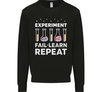 Scienza Sperimentare Fallire Ripetere Chemistry Smanettone Bambini Felpa Jumper