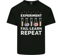 Scienza Sperimentare Fallire Ripetere Chemistry Smanettone T-Shirt Bambini