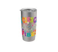 Scienza Vibes Groovy STEM Fisica Chimica Scienza Nerd Bicchiere termico in acciaio inox doppia parete