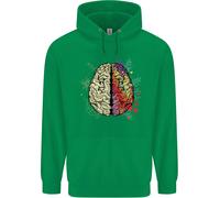 Scienza Vs Arte Cervello Arte IQ Fisica Bambini Felpa