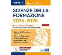 EDITEST - SCIENZE DELLA FORMAZIONE - 2024-205 - TEORIA & TEST - AA.VV. -