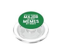 Scienze della salute Major By Day Memes Night Pre Medical Degree PopSockets PopGrip per MagSafe
