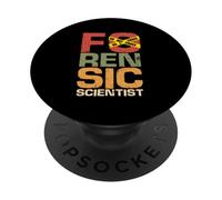 Scienziato forense | Investigazione Criminalistica | Forense PopSockets PopGrip Adesivo