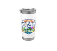 Scienziato Futuro Bambini Bambini Bambini Amante della Scienza Ragazza Ragazzo Bicchiere termico in acciaio inox doppia parete