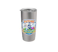 Scienziato Futuro Bambini Bambini Bambini Amante della Scienza Ragazza Ragazzo Bicchiere termico in acciaio inox doppia parete