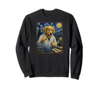 Scienziato Golden Retriever Art Dog Science Lab Experiment Felpa