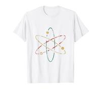 Scienziato Idea Regalo Chimico Atomo Chimica Maglietta, Uomo, Bianco, L